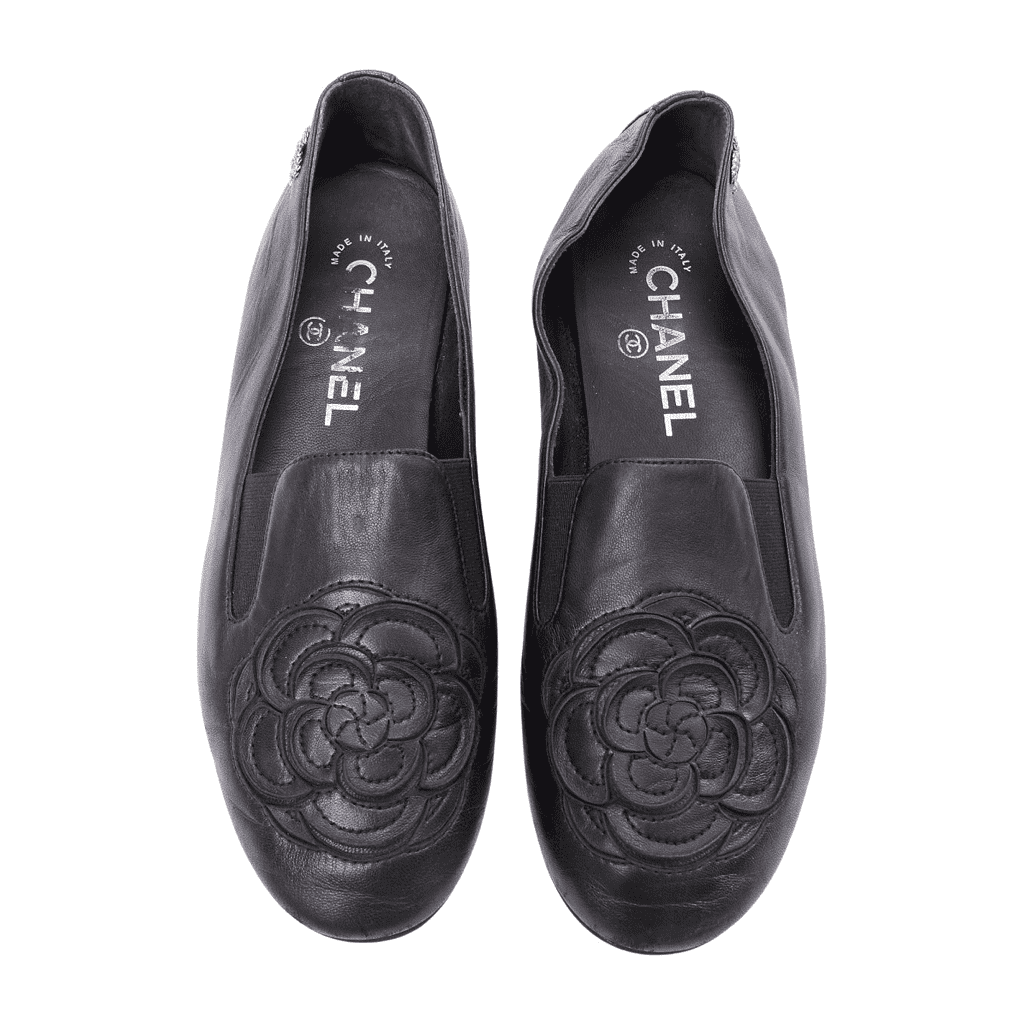 Chanel Logo Camellia Loafer