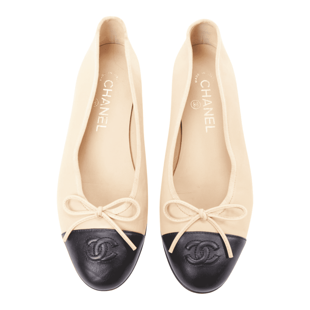 Chanel Two Tone Flats