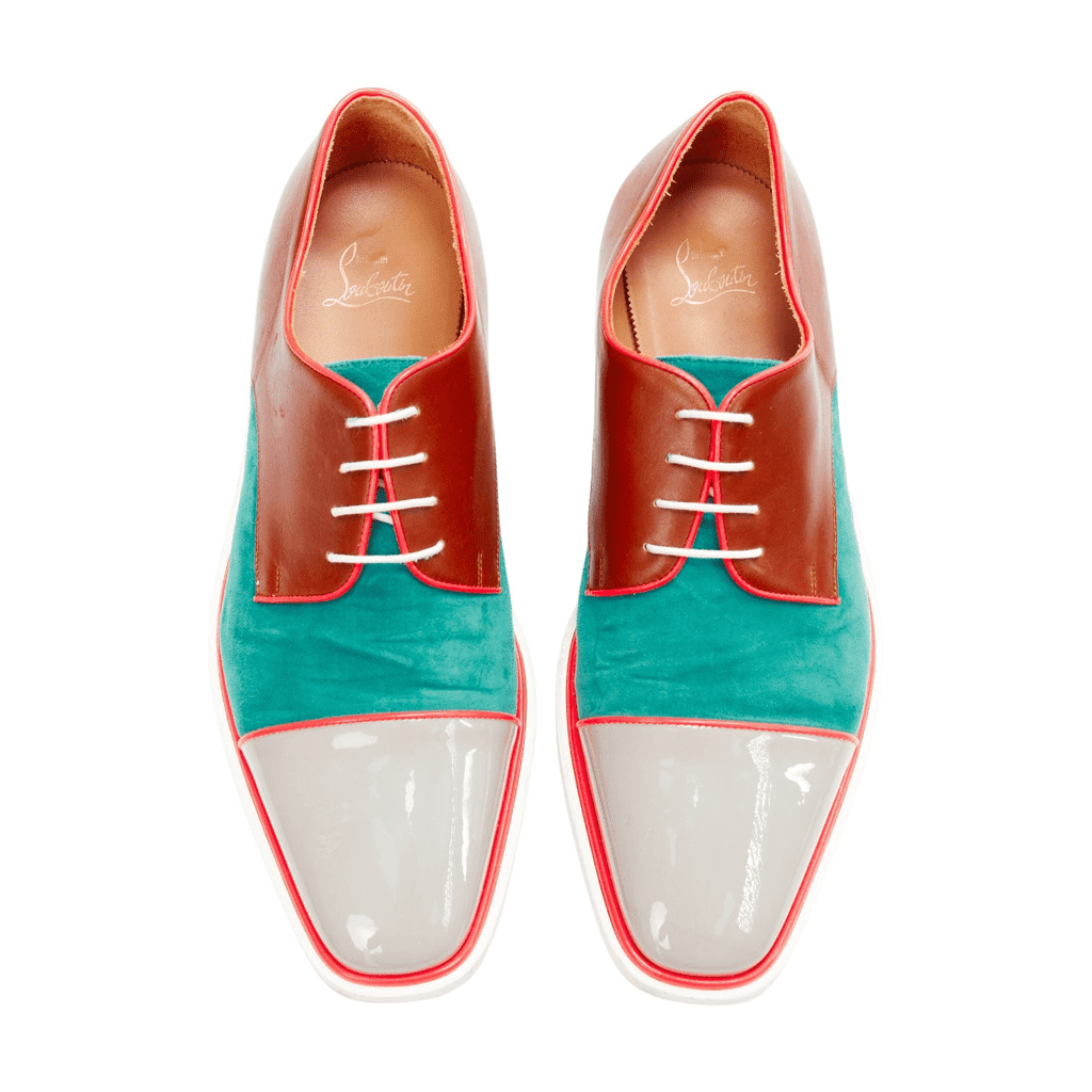 Christian Louboutin Neon Piping Brogues