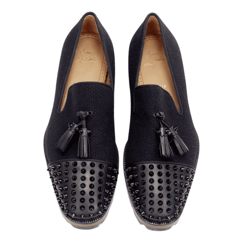 Christian Louboutin Spike Toe Tassel Shoes
