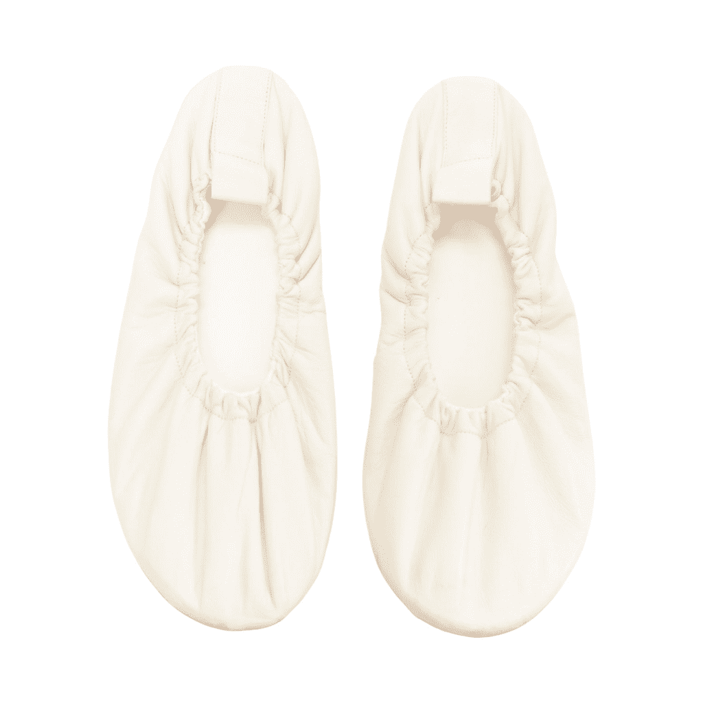 The Row Ruched Ballerina Flats