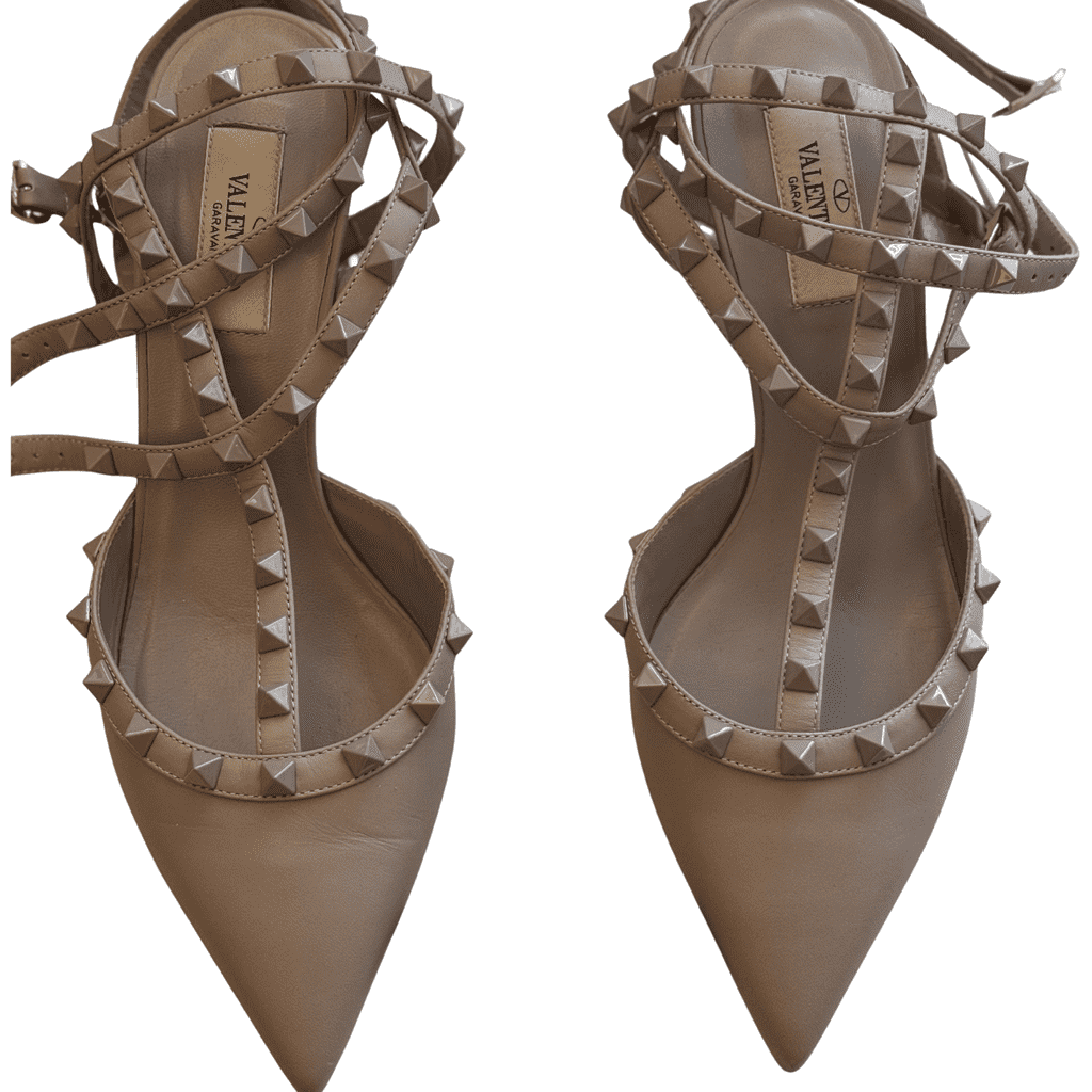 Valentino Rockstud Ankle Strap Pump
