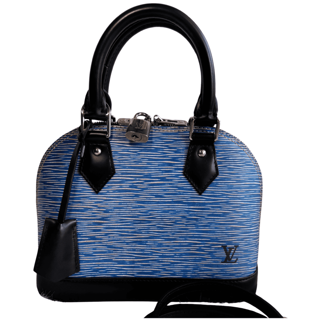 Louis Vuitton Blue Epi Alma BB