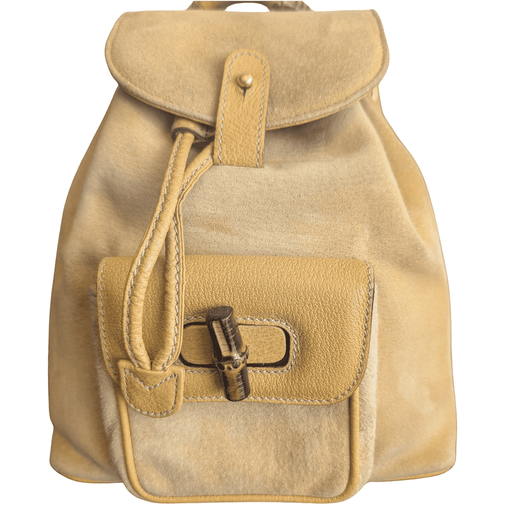 Gucci Vintage Gucci Bamboo Backpack