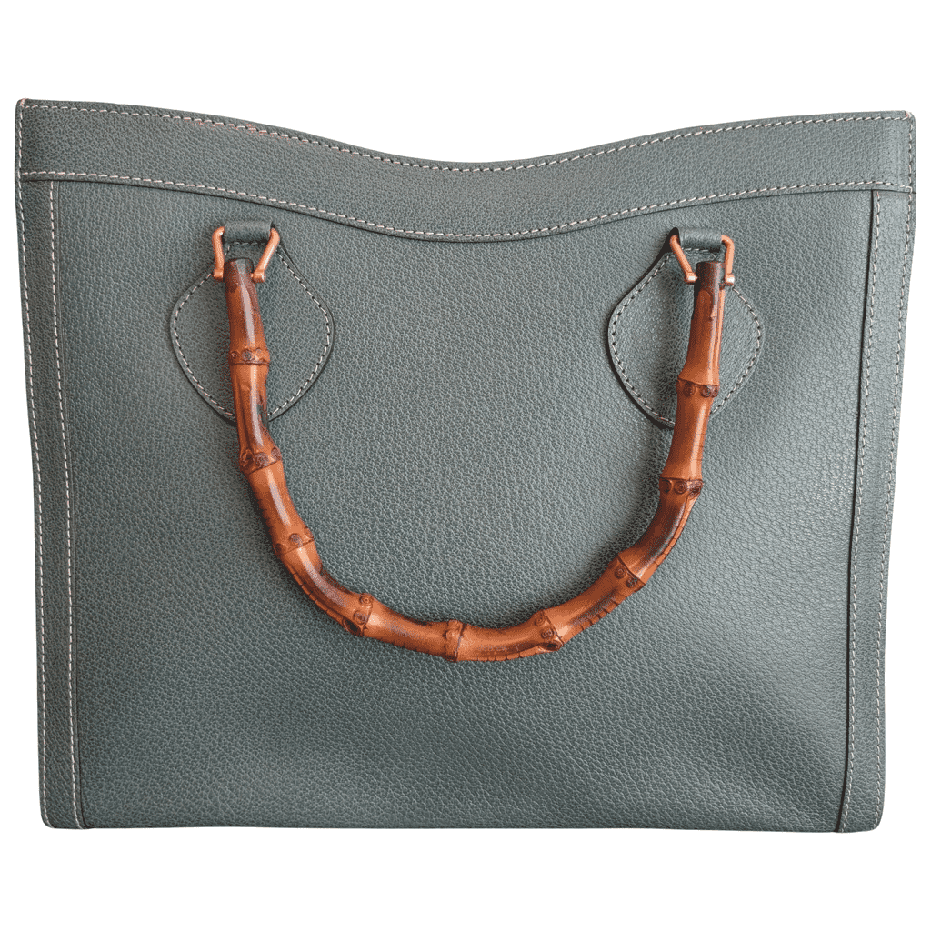 Gucci Vintage Diana Bamboo Tote