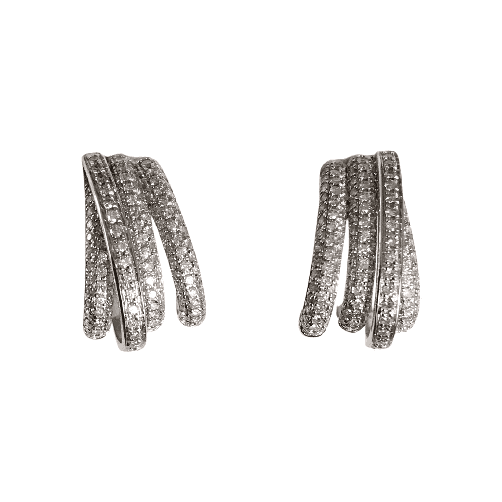 Unsigned / متعددة Natural Diamond Earrings