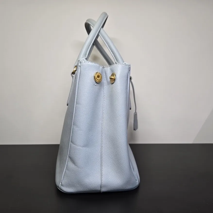 Prada Galleria Grey Leather Good - Inside View