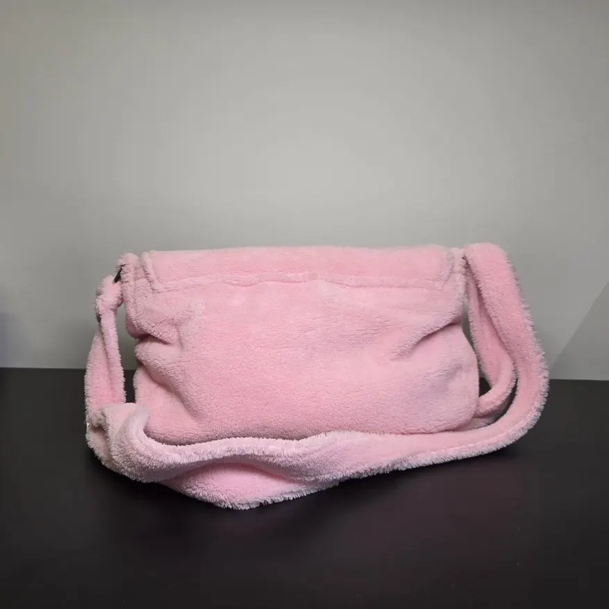 Chanel Large COCO Pink Canvas Good - Back View