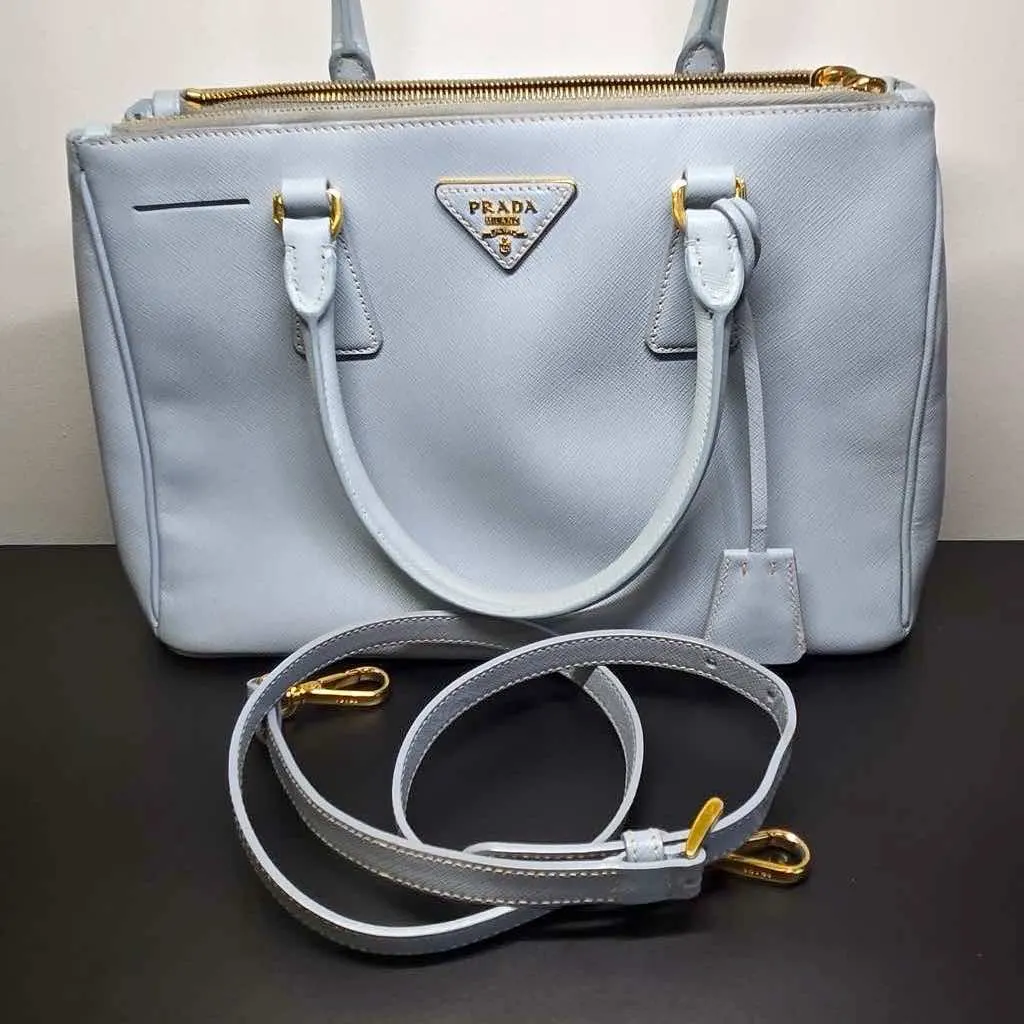 Prada Galleria Grey Leather Good - Box View