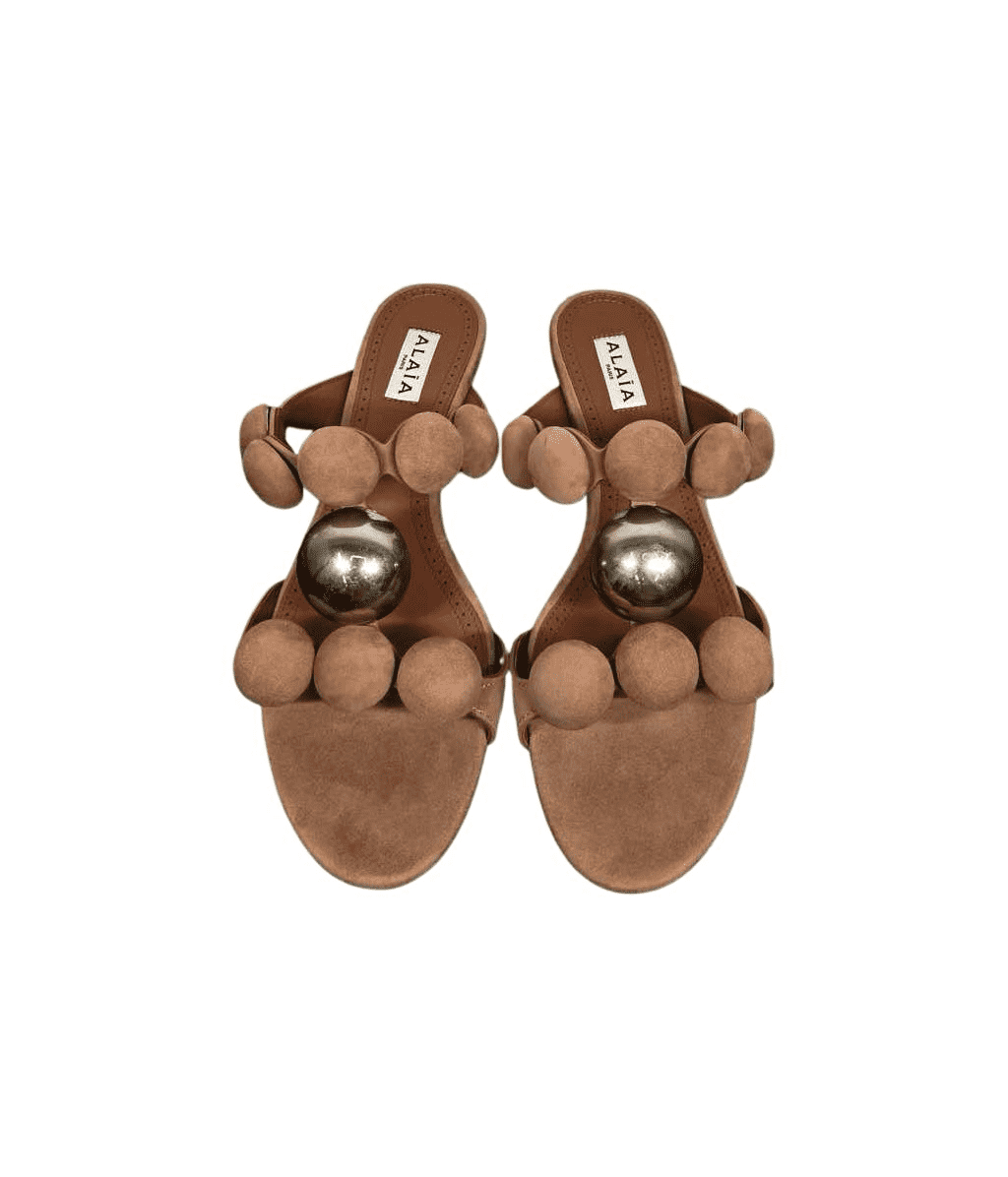 Alaïa Sandals Shoes High Ball Heel Slip