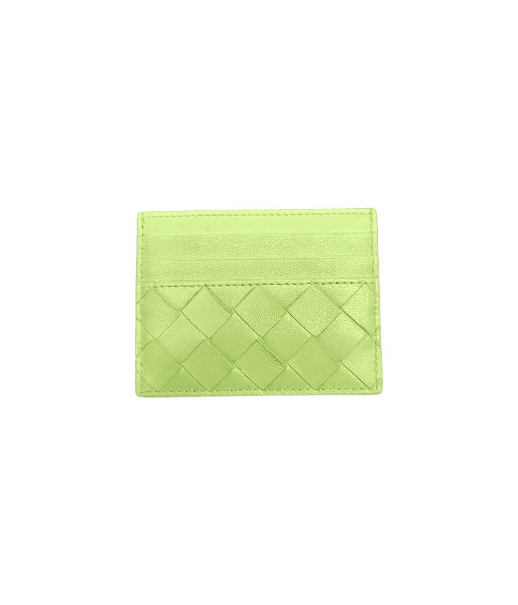 Bottega Veneta Credit Card Case in Intrecciato Leather