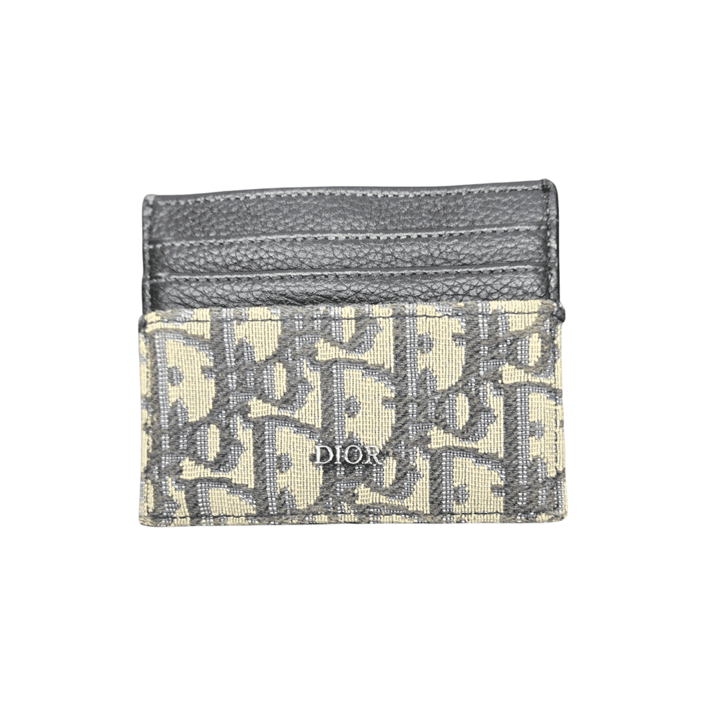 Dior Jacquard with Black Grained Calfskin