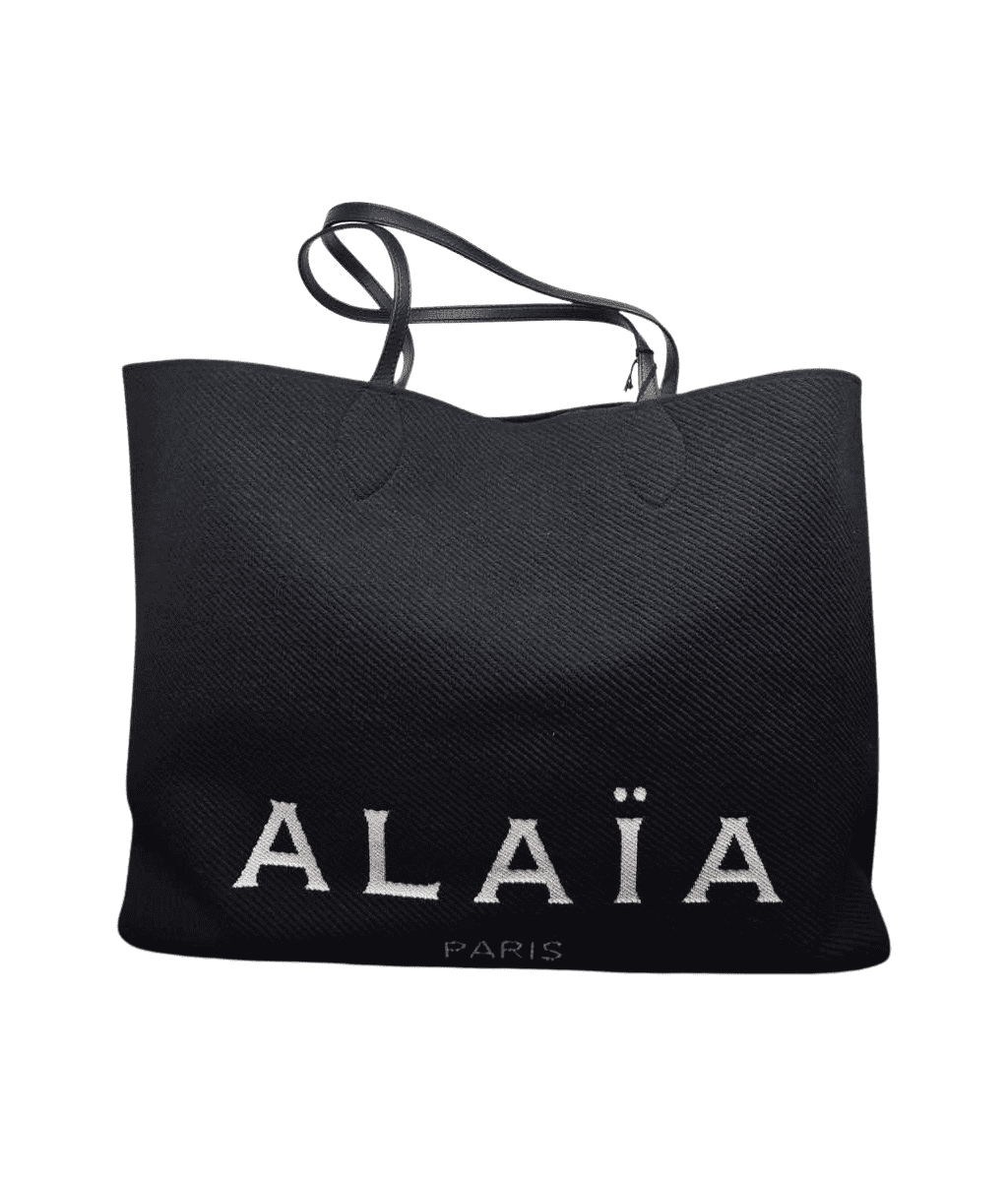 Alaïa Jacquard-knit tote