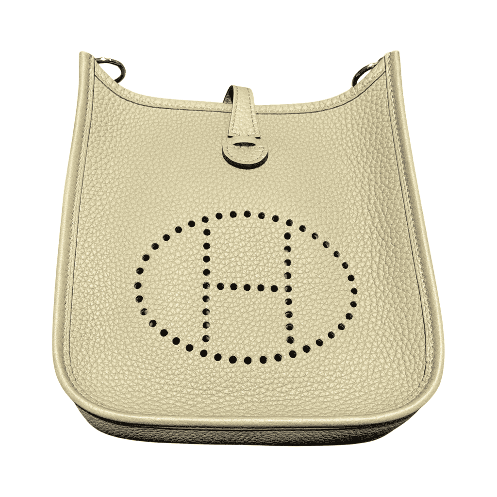 Hermès Mini Evelyne Beige Marfa