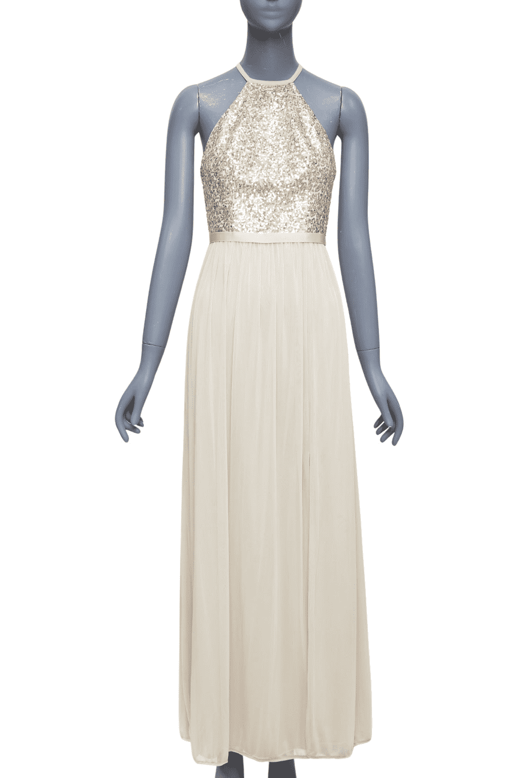 David's Bridal Sequin Goddess Dress