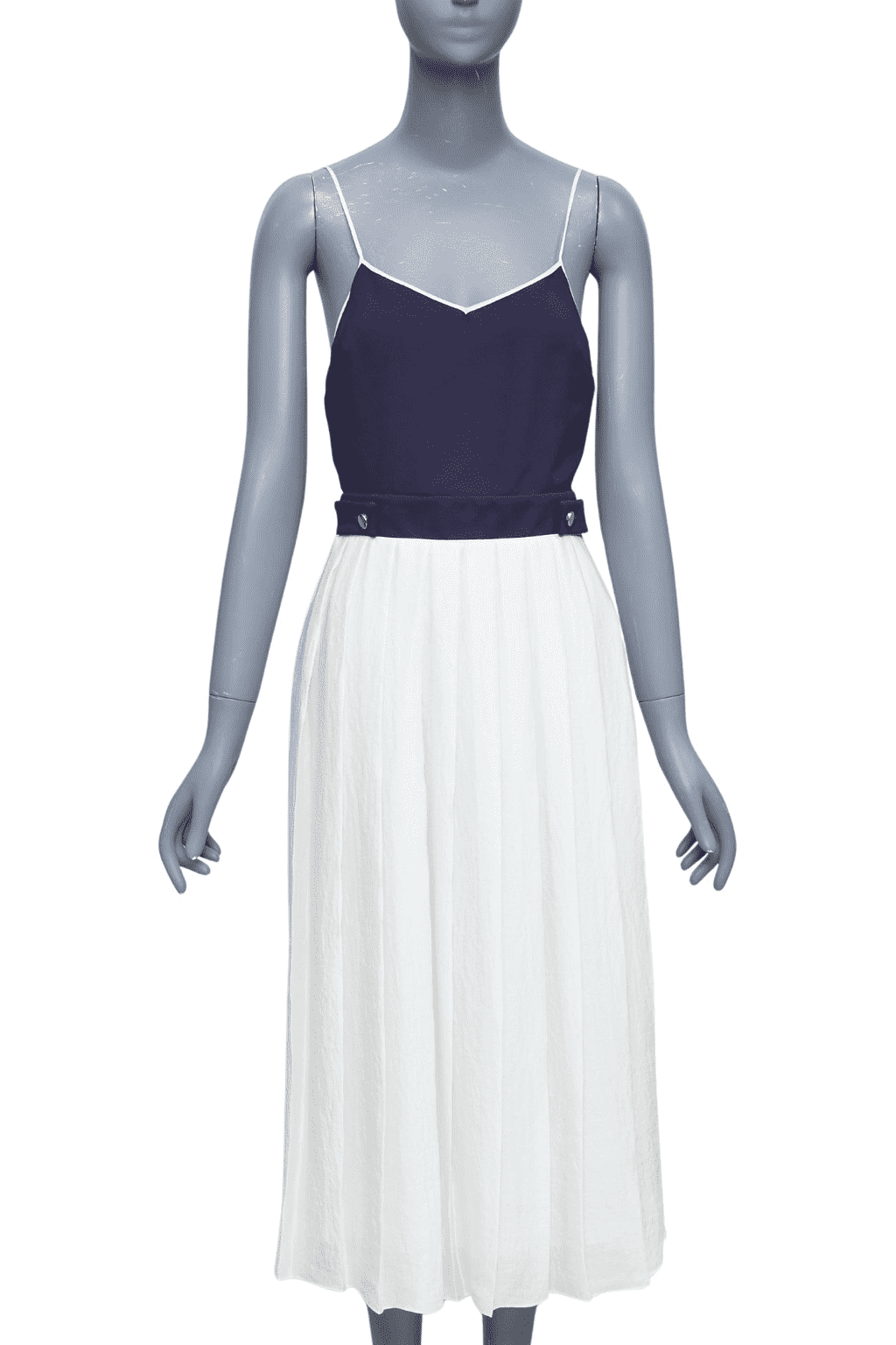 Vvb Victoria Beckham Pleated Strappy Dress