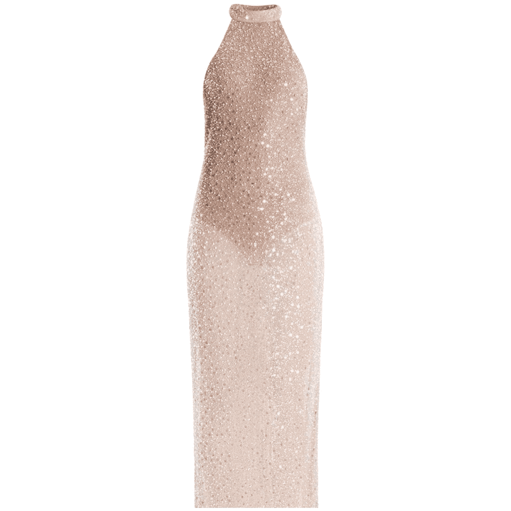 Bcbg Max Azria Jules Beaded Semi Sheer