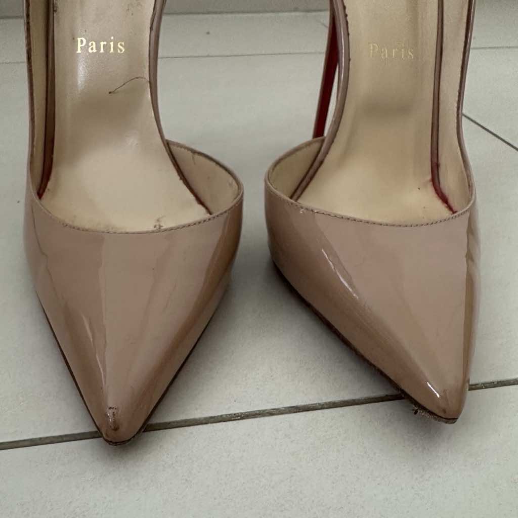 Christian Louboutin Beige Heels - Image 6