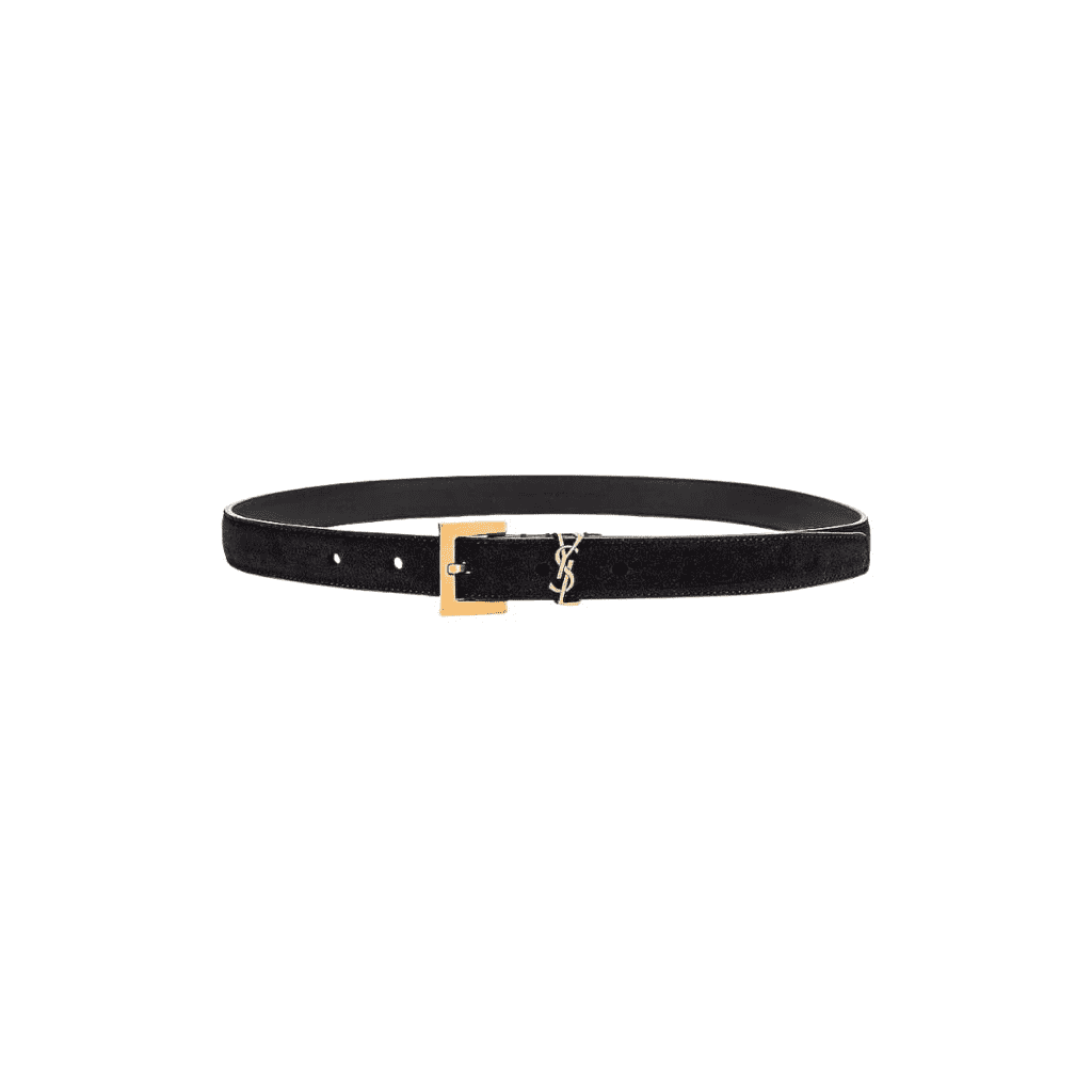 Saint Laurent Suede Belt