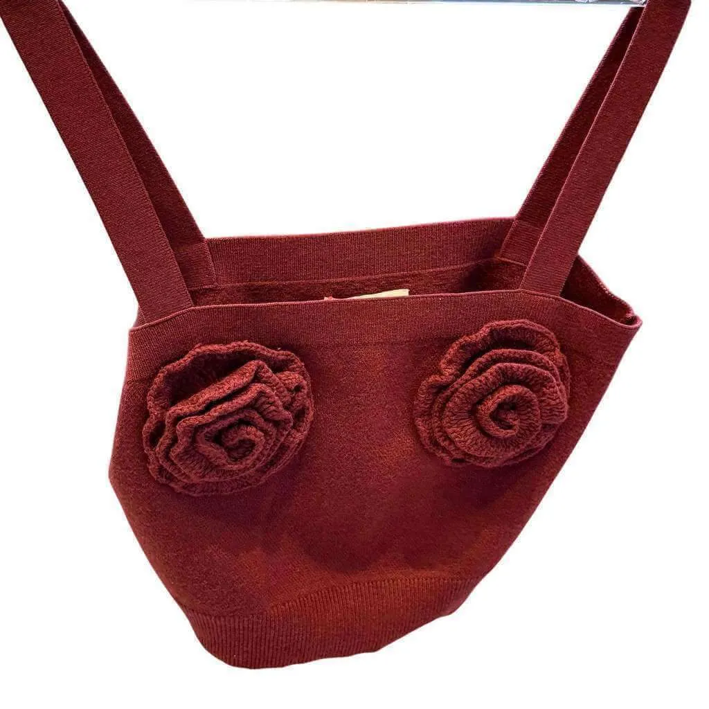 Magda butrym Top Burgundy Never worn, with tag - Front View