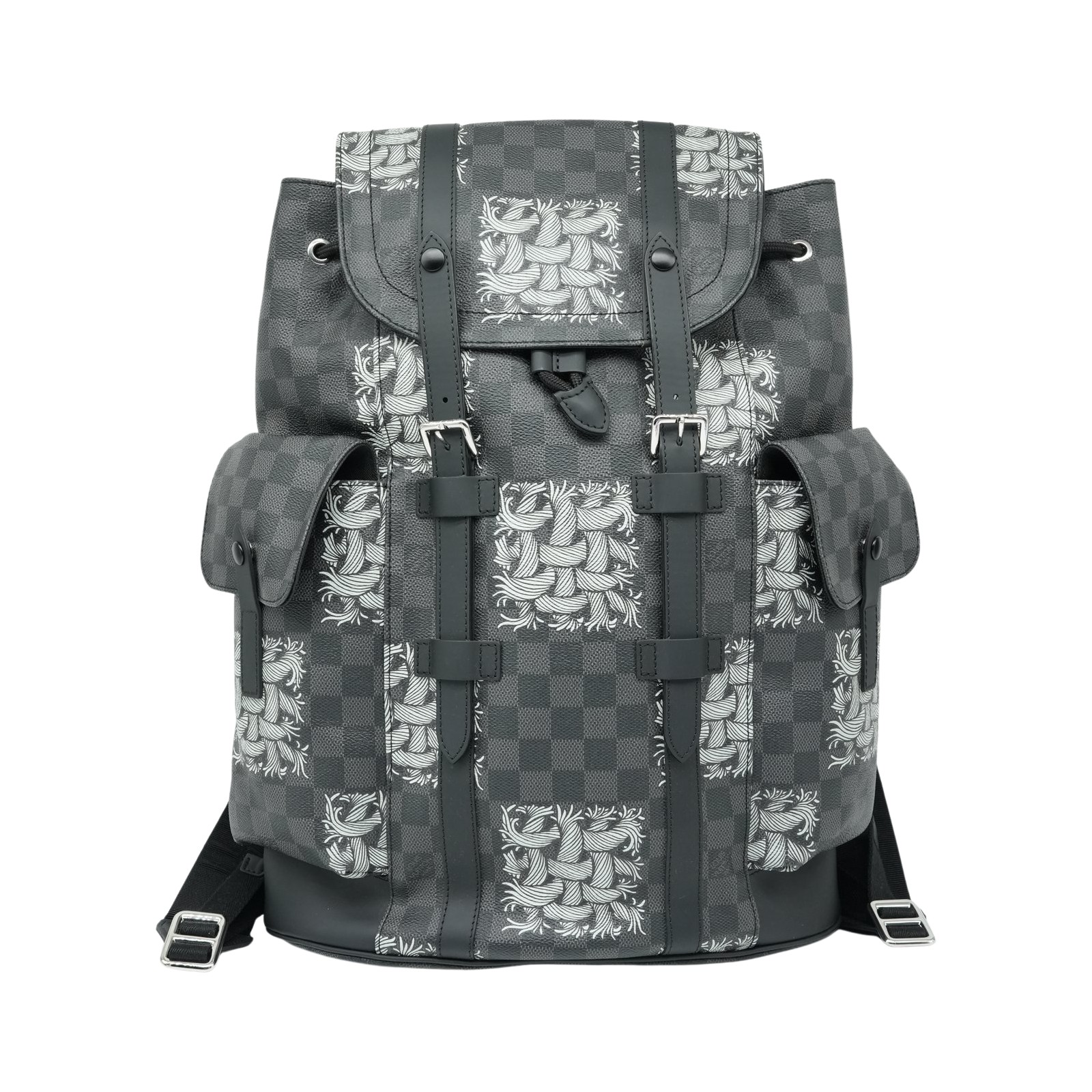 Louis Vuitton Christoper Backpack Damier Graphite Nemeth N41379