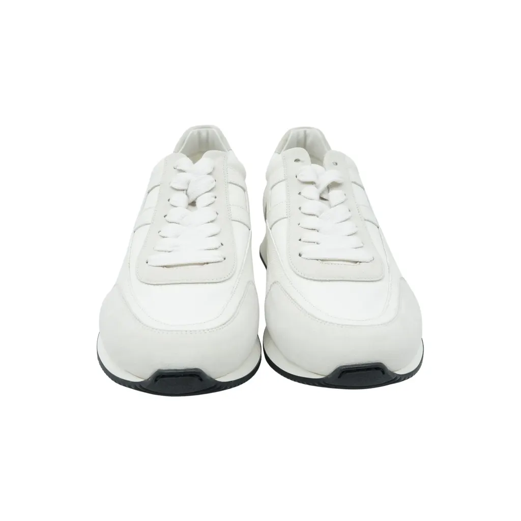 Hermès Jet sneaker White Size:44 White Good - Front View