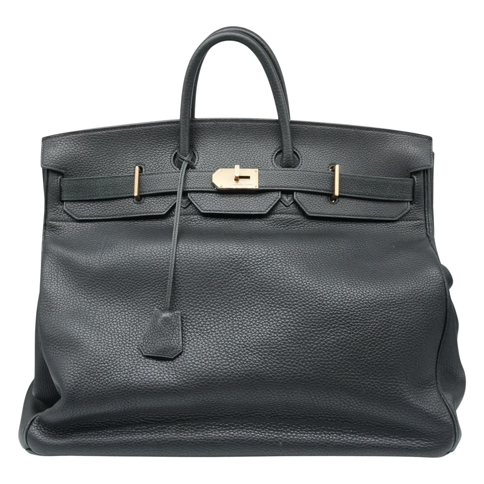 Hermès Birkin HAC 50 Black Togo Palladium Hardware 2001