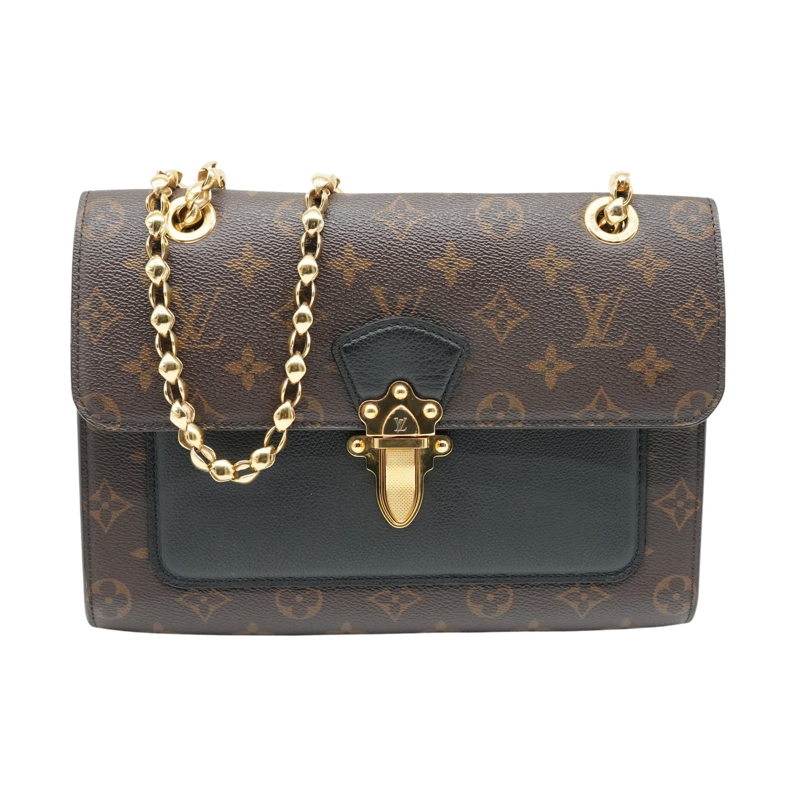 Louis Vuitton Black Monogram Canvas Victoire Bag M4173