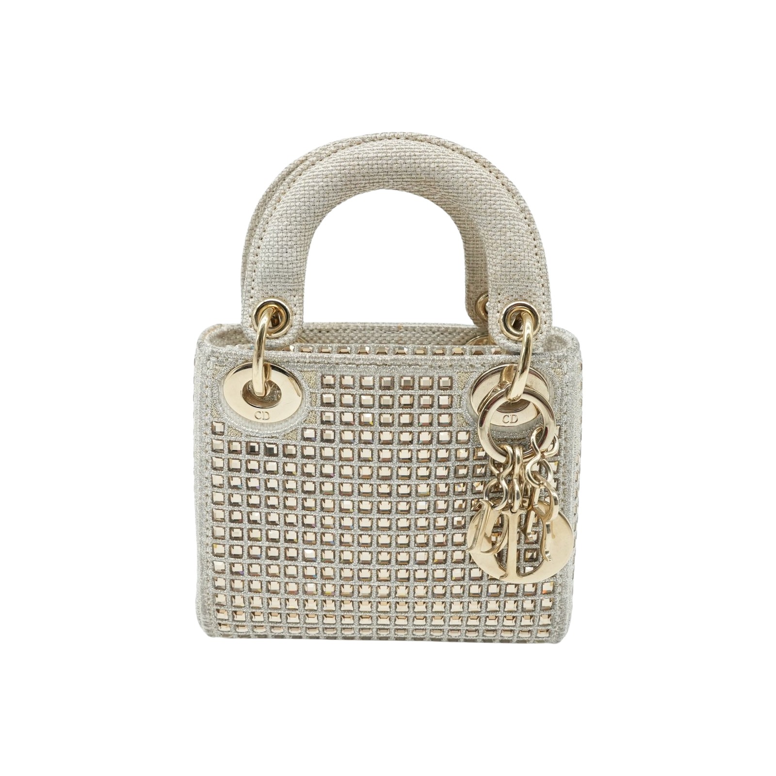 Dior Lady Dior Micro Shiny Handbag