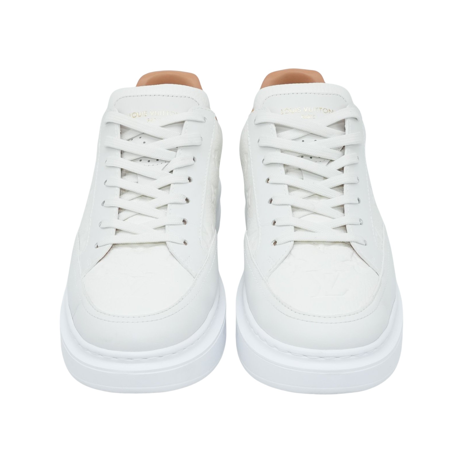 Louis Vuitton Sneakers Beverly Hills Line Monogram Shoes Mens Size 40