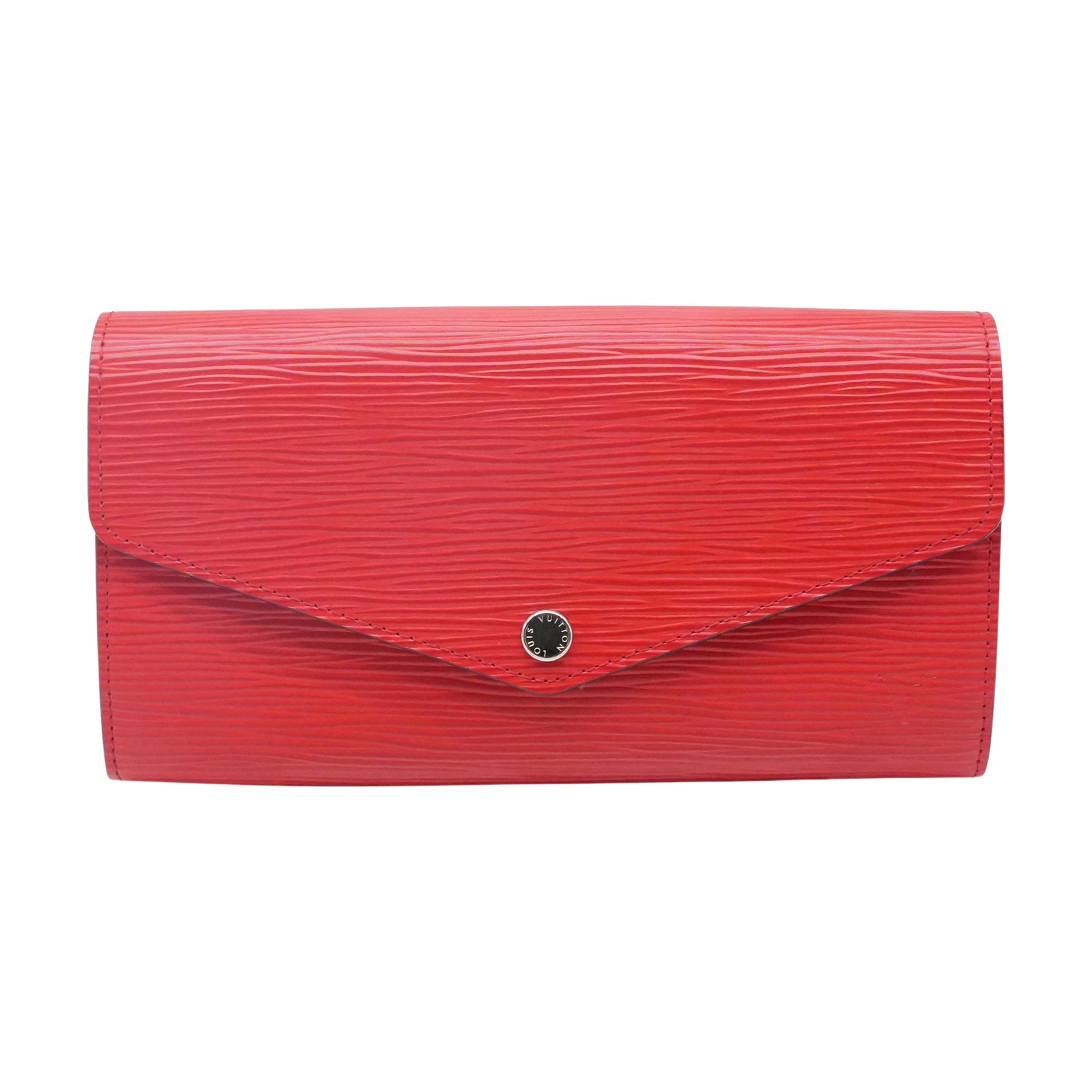 Louis Vuitton Epi Leather Sarah Wallet  Coquelicot M60723