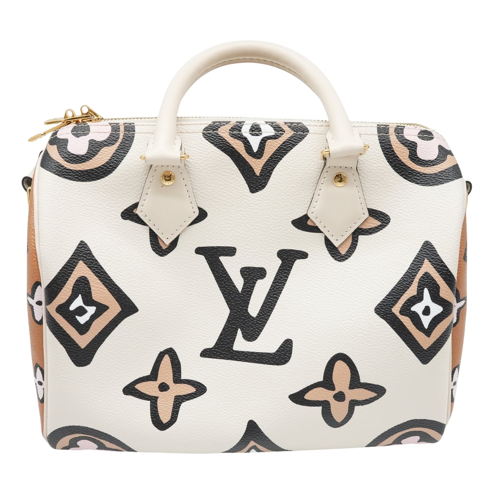 Louis Vuitton Bicolor Giant Wild At Heart Speedy Bandouliere 25 Bag M58947