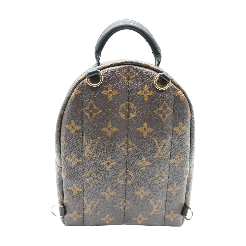 Louis Vuitton Monogram Palm Springs MINI Backpack M44873/CA5107 Brown Canvas Good - Front View