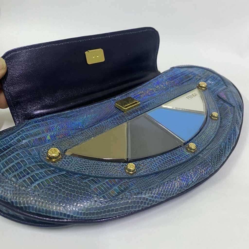 Fendi Mirrored Clutch - Back view