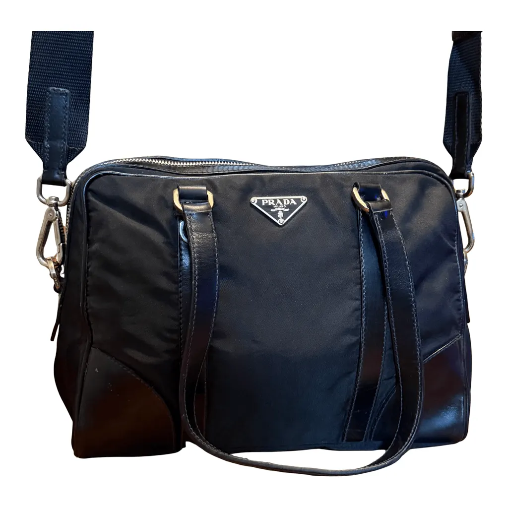Prada Crossbody Bag Black Very good - Front View