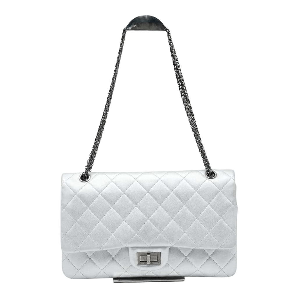 Chanel 30 2.55 Palladium HW Silver Bag 19288481