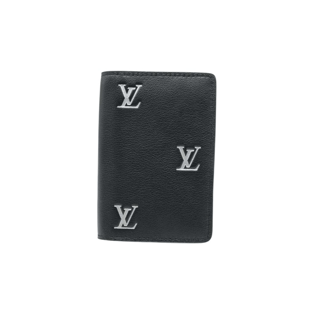 Louis Vuitton Blason Organizer de Poche Card Case Calfskin Black Pharrell Williams Limited