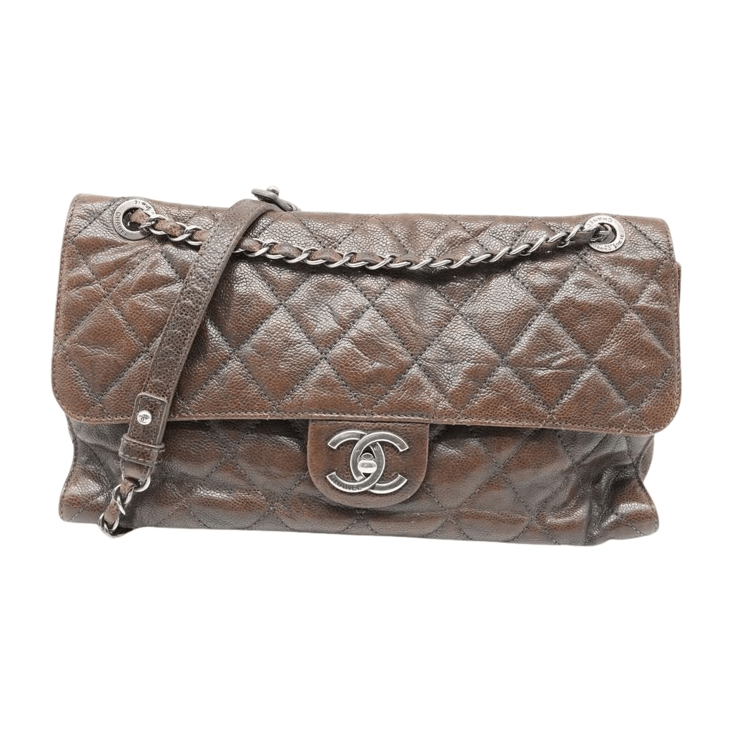 Chanel Brown CC Crave Jumbo Flap Bag 18098124