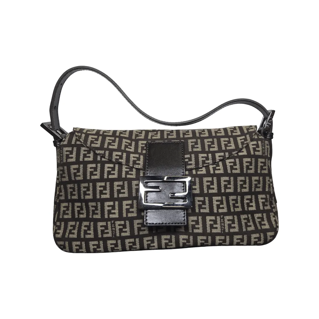 Fendi Baguette MultiColor Canvas Metal Very good - Front View