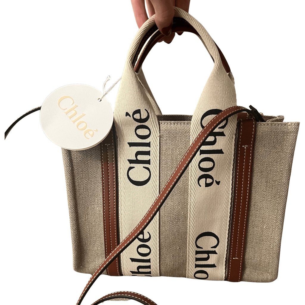 Chloé Woody Canvas Tote