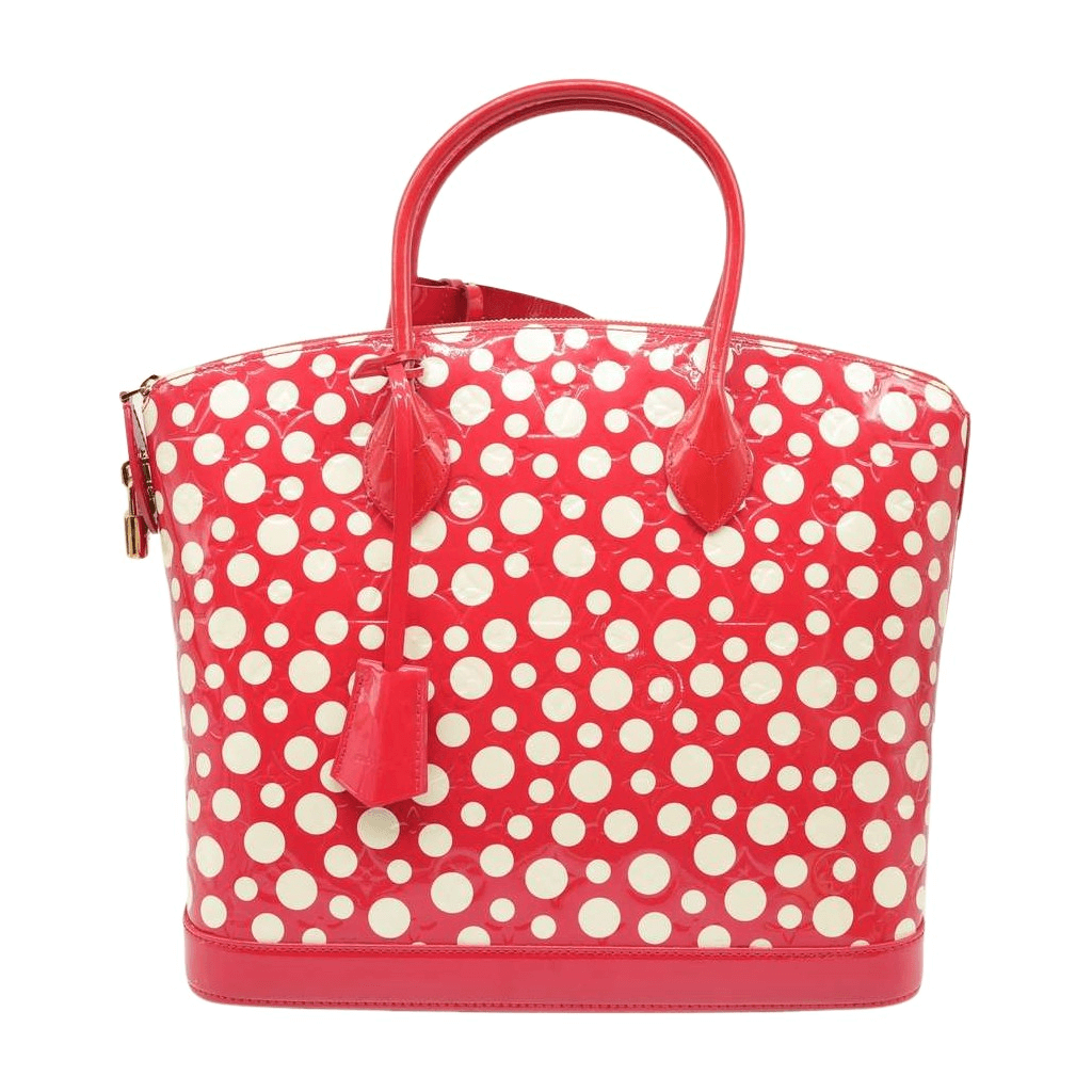 Louis Vuitton Louis Vuitton x Yayoi Kusama Rock It Vernis  MM  M91423 Red