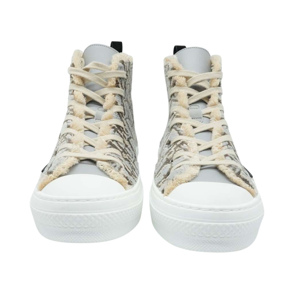 Dior B23 High-Top Sneakers in Dior Oblique Fabric Size 45
