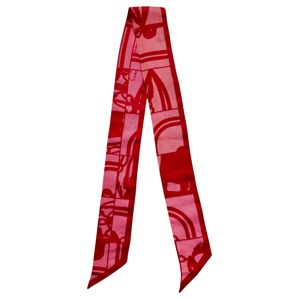 Hermès Twilly Pink & Red