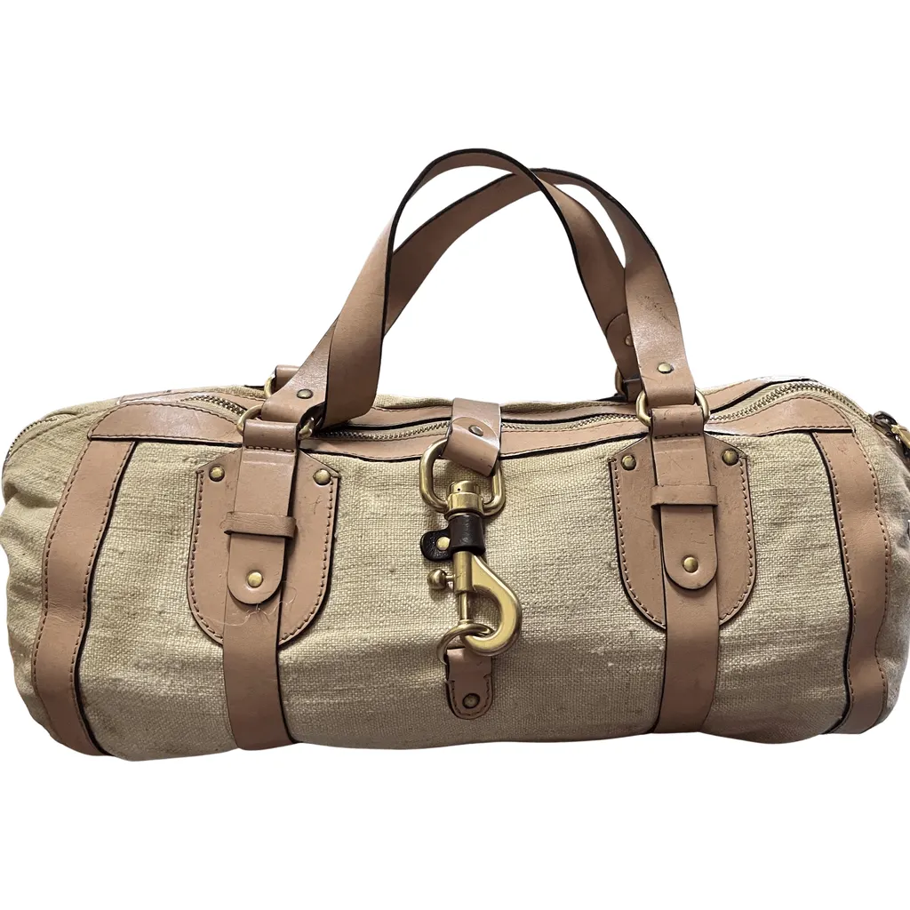 Chloé Kerala Bag Brown Canvas Very good - Front View