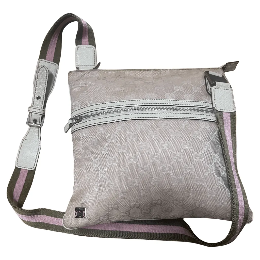 Gucci GG Monogram Pink Canvas Very good - Front View
