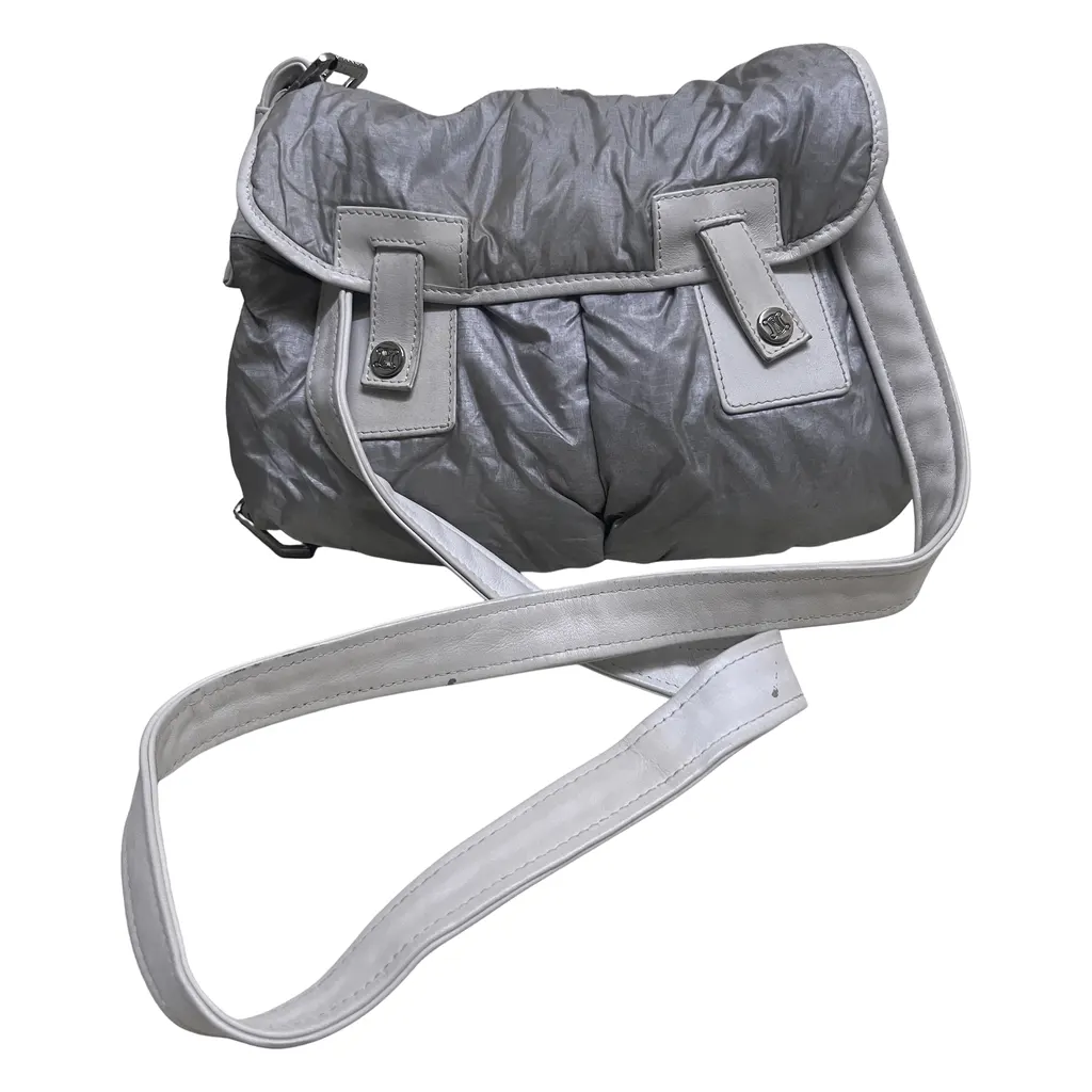 Celine Nylon Crossbody Bag Grey Very good - Front View
