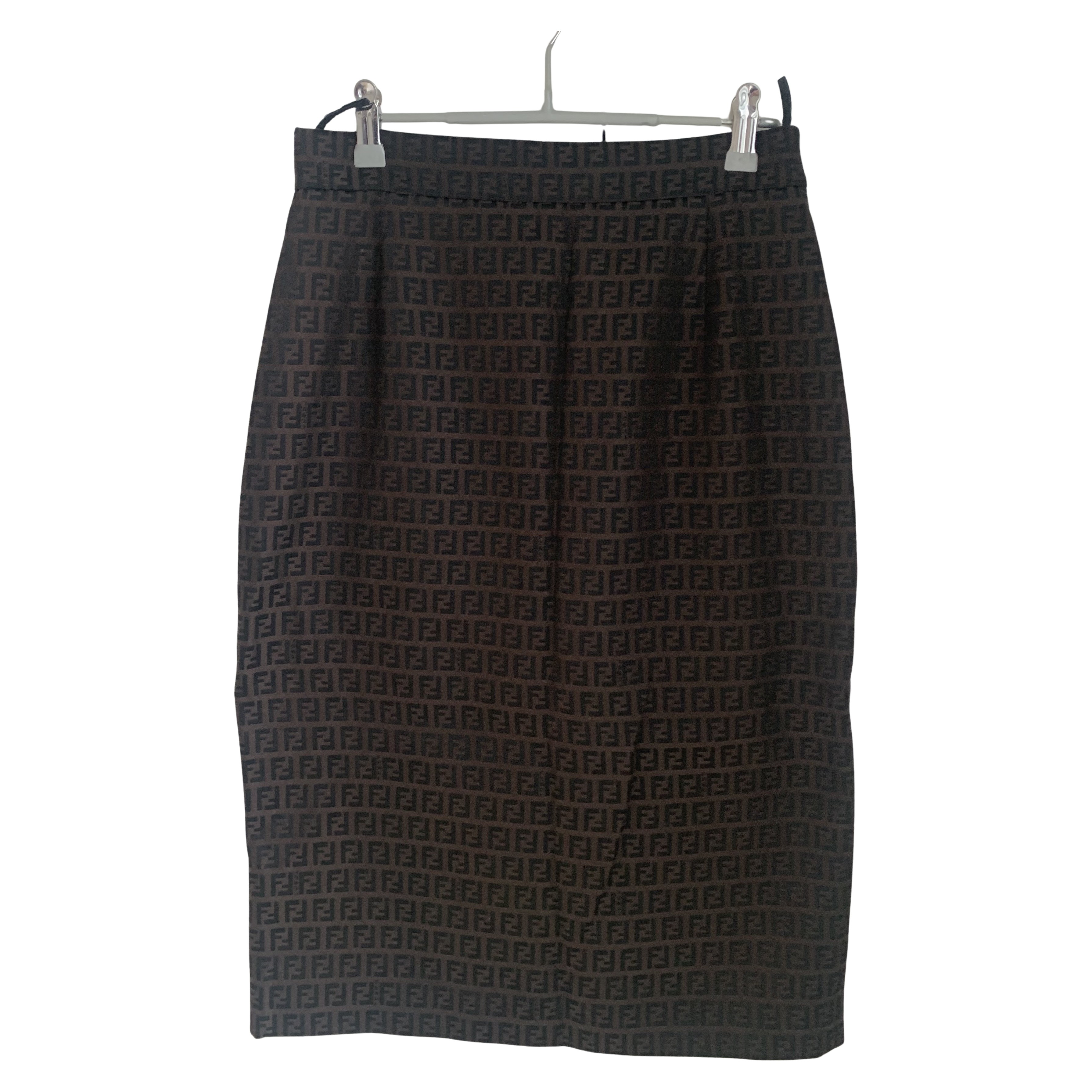 Fendi Mid Length Patterned Skirt