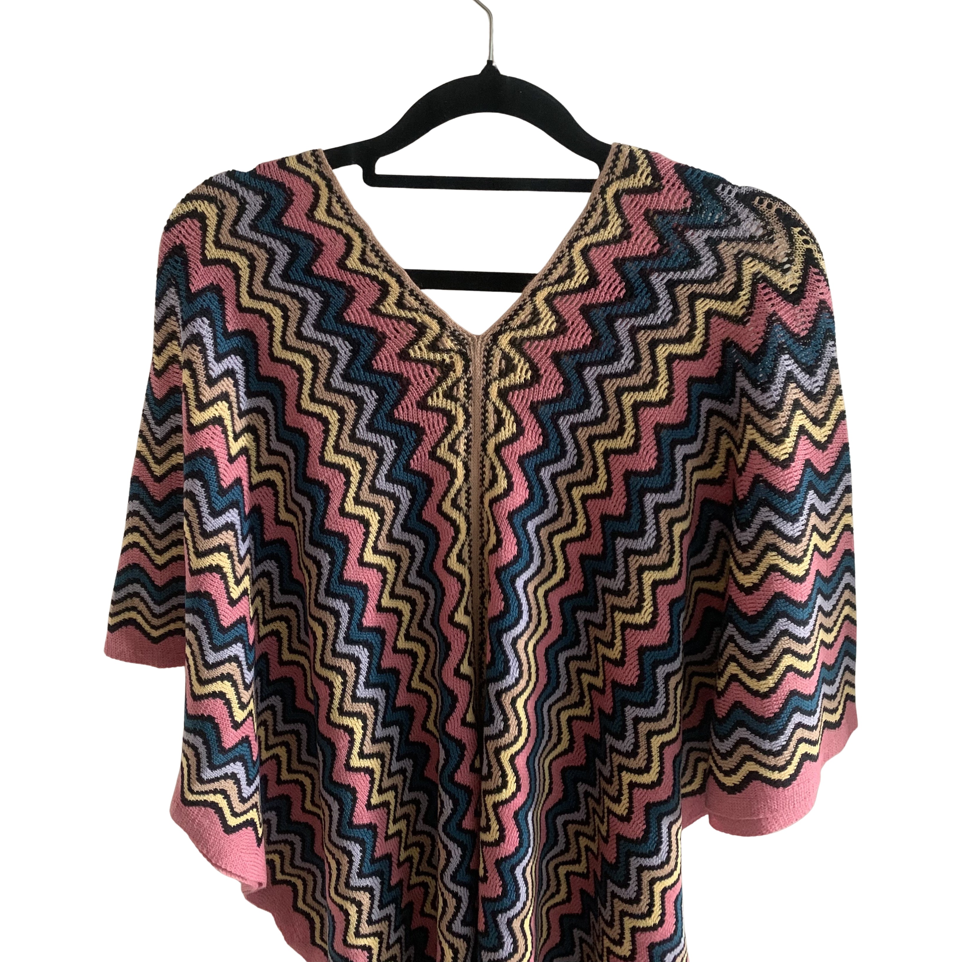 Missoni Multicolour Chevron Poncho
