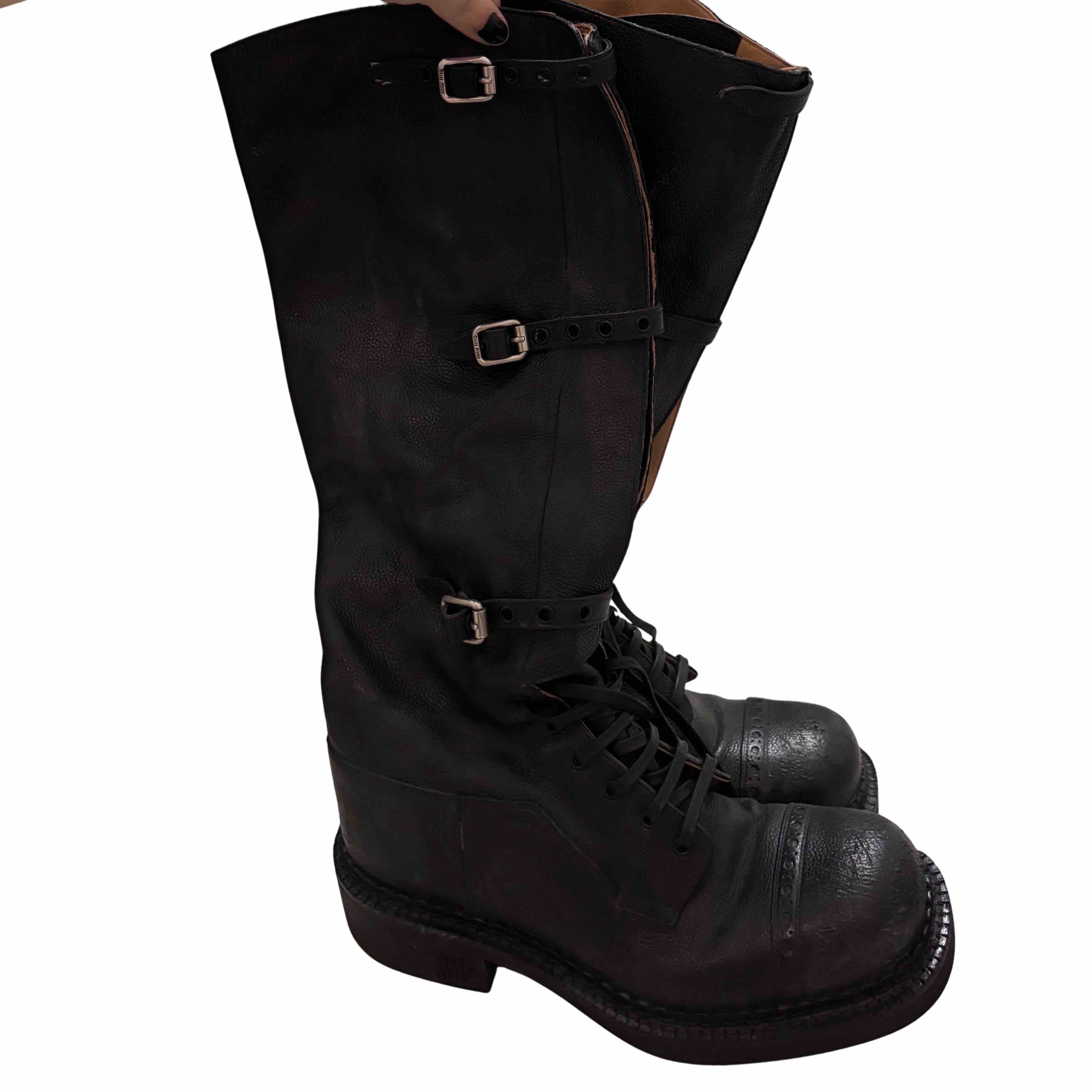 Miu Miu Miu Miu Leather Boots