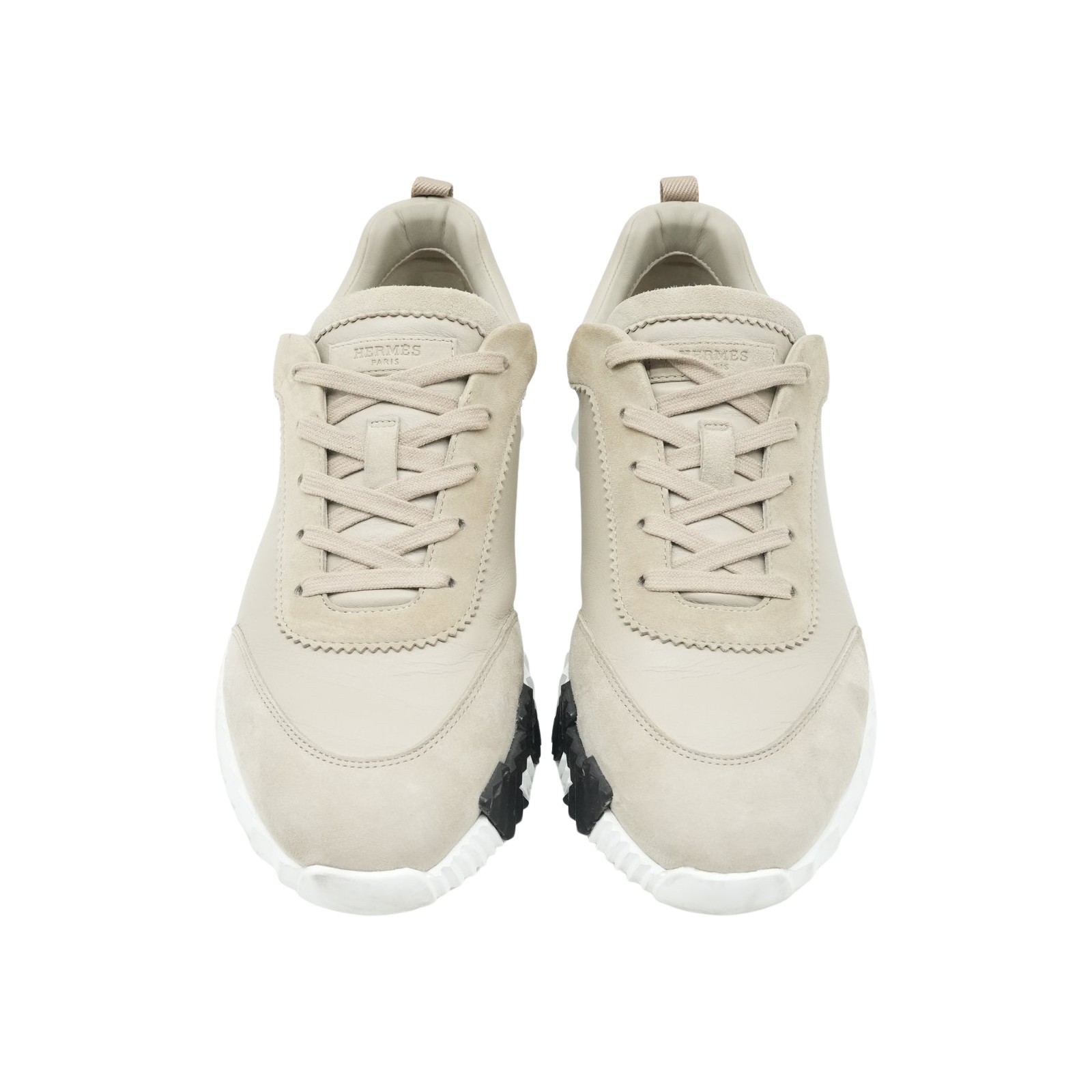 Hermès Boucing Snaecker Beige Color DB  Size 44